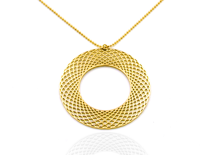 Edelstahlkette mit Anhänger  (75cm)